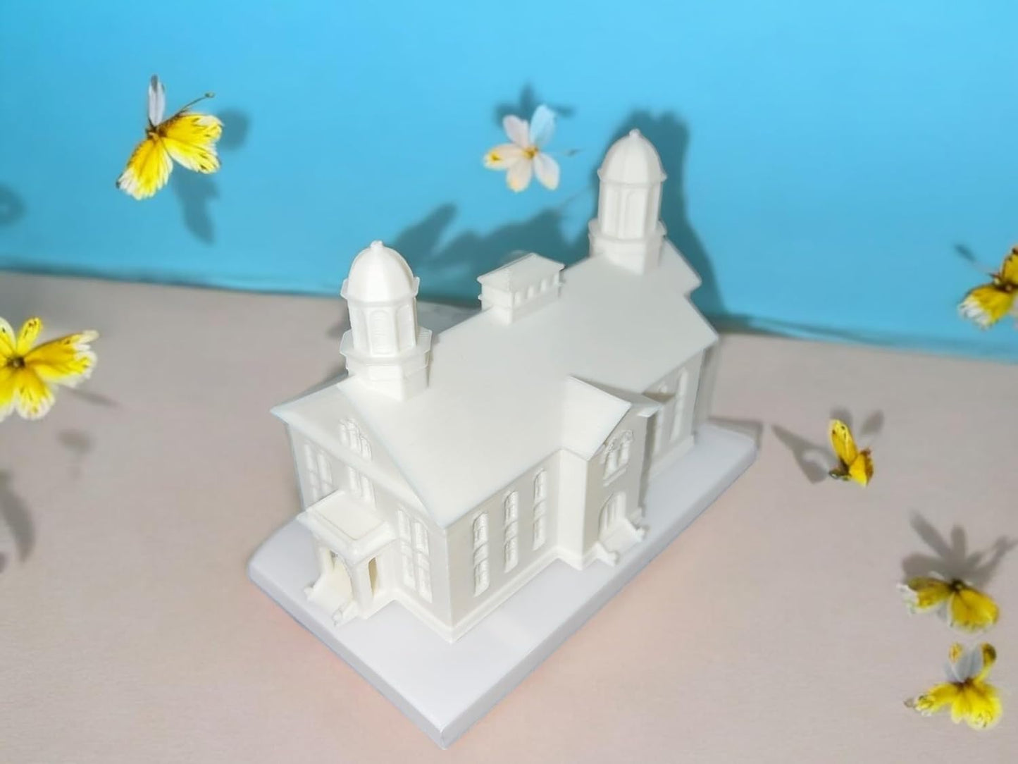 Vernal Utah Temple-Inspired Personalized Photo Lamp – Custom LDS Wedding Statue; Anniversary Gift