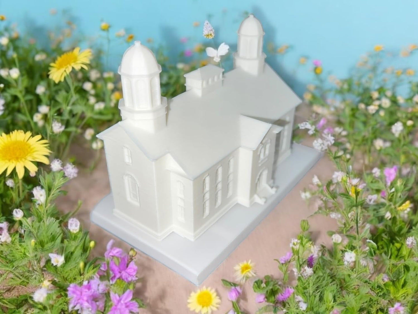 Vernal Utah Temple-Inspired Personalized Photo Lamp – Custom LDS Wedding Statue; Anniversary Gift