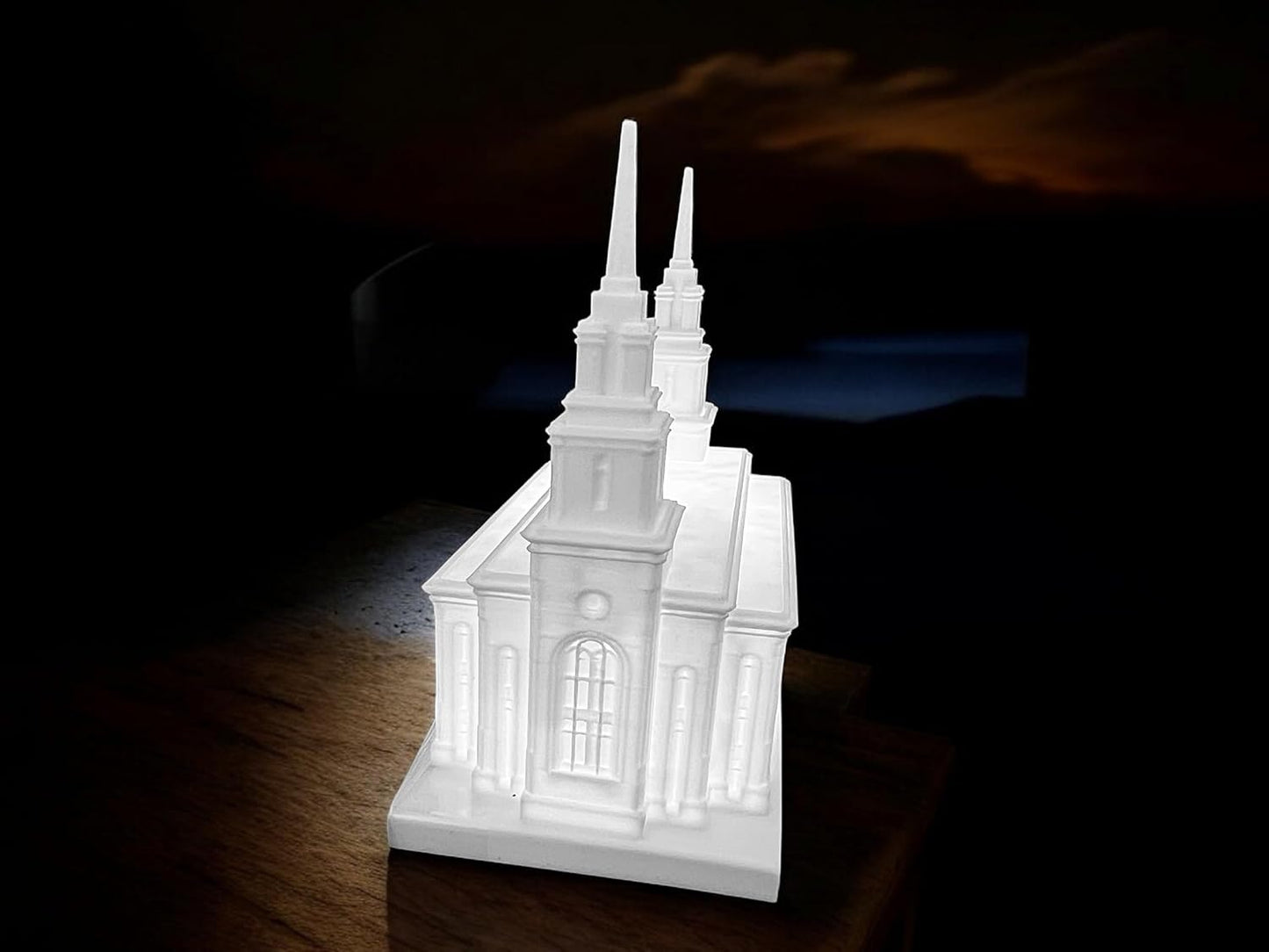Layton Utah Temple-Inspired Personalized Photo Lamp – Custom LDS Wedding, SealingStatue; Anniversary Gift