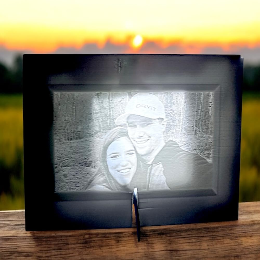 Vernal Utah Temple-Inspired Personalized Photo Lamp – Custom LDS Wedding Statue; Anniversary Gift