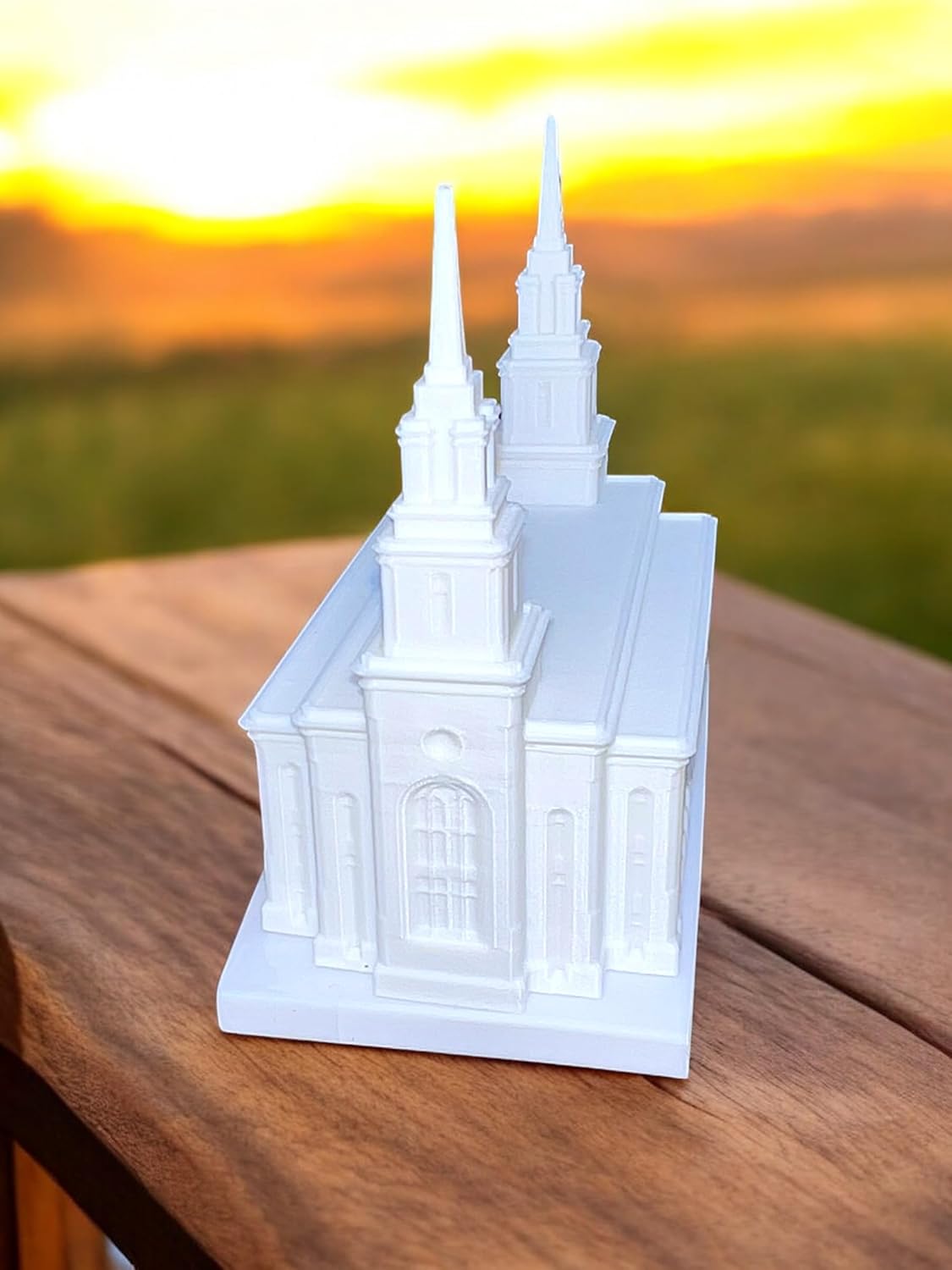 Layton Utah Temple-Inspired Personalized Photo Lamp – Custom LDS Wedding, SealingStatue; Anniversary Gift