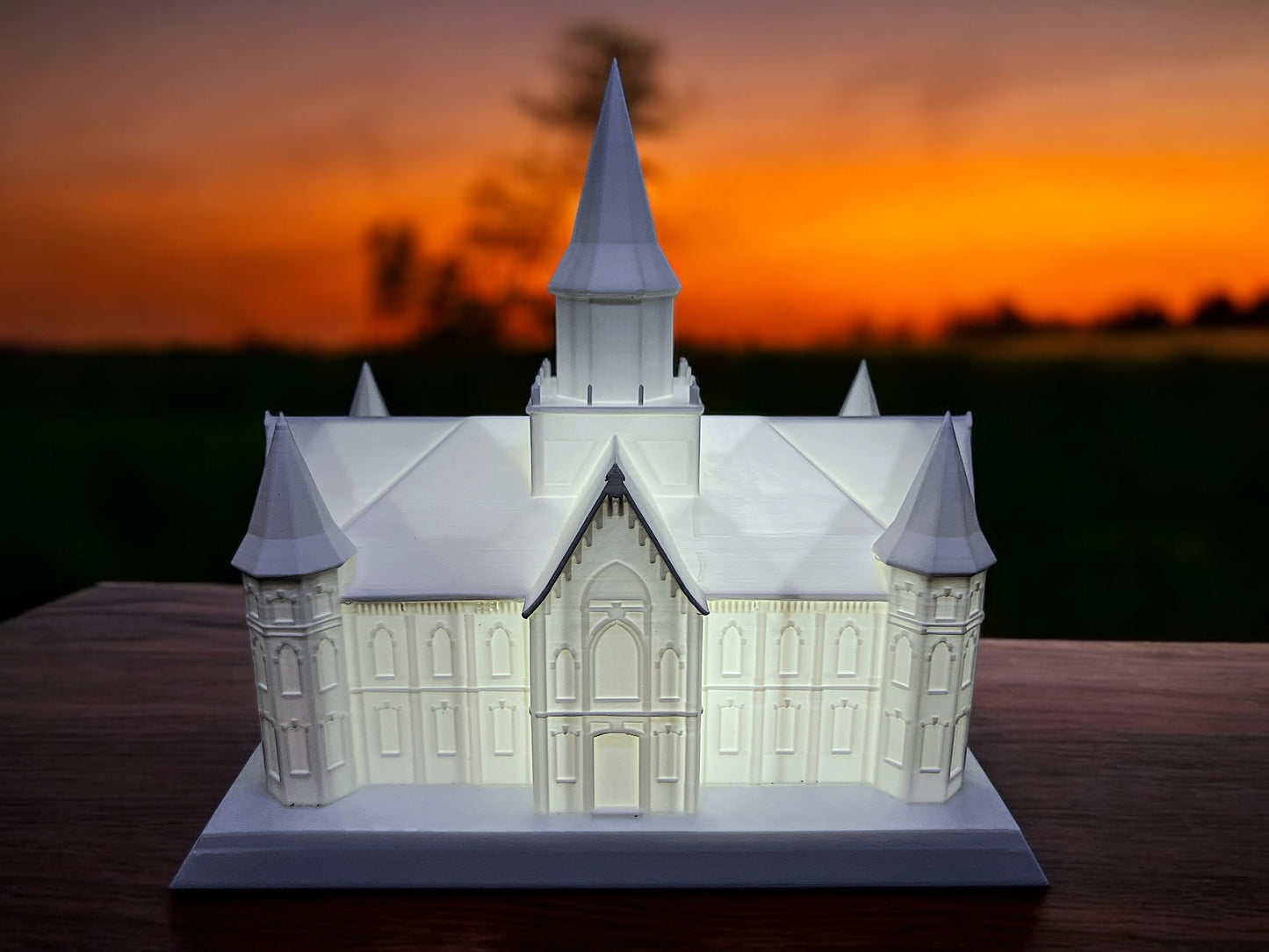 Provo City Center Temple Night Light