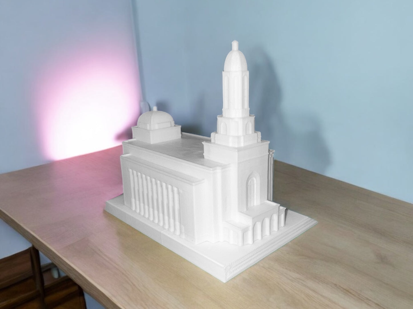 Ephraim Utah Temple-Inspired Personalized Photo Lamp – Custom LDS Wedding, Sealing &amp; Anniversary Gift