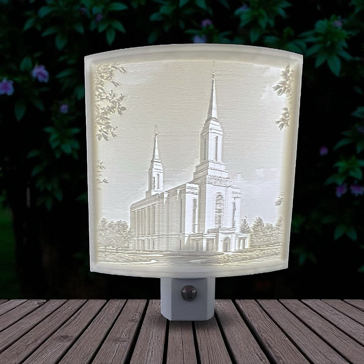 Lindon Utah Temple Night Light