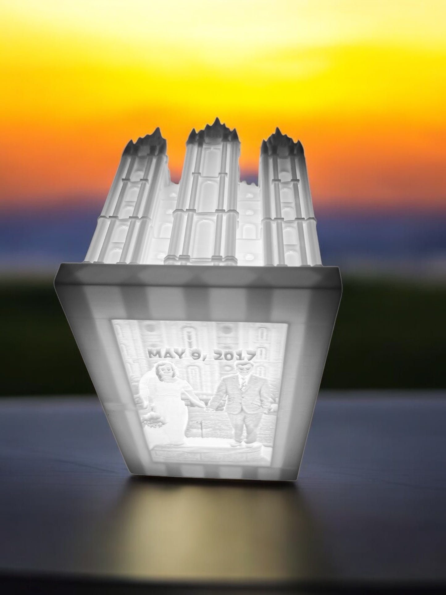 Salt Lake City Utah Temple Replica | LDS Temple Model | Religious Home Decor | Latter-day Saint Gift | 3D Printed Temple Statue