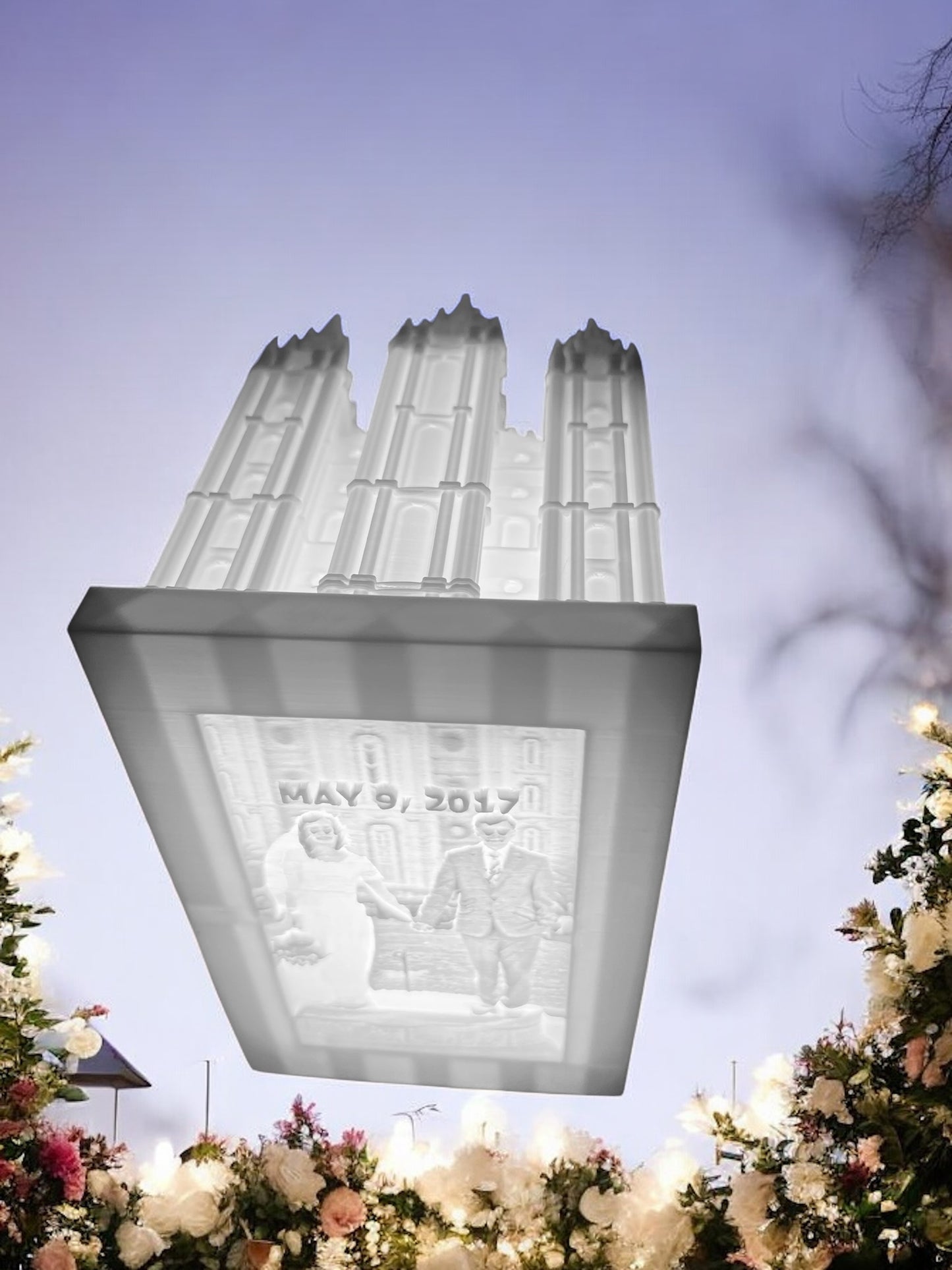 Salt Lake City Utah Temple Replica | LDS Temple Model | Religious Home Decor | Latter-day Saint Gift | 3D Printed Temple Statue