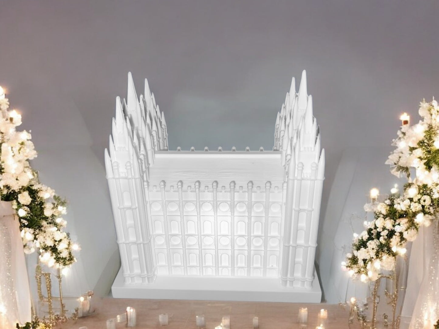 Salt Lake City Utah Temple Replica | LDS Temple Model | Religious Home Decor | Latter-day Saint Gift | 3D Printed Temple Statue