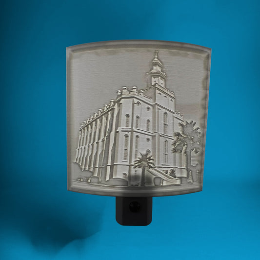 St. George Utah Temple Night Light