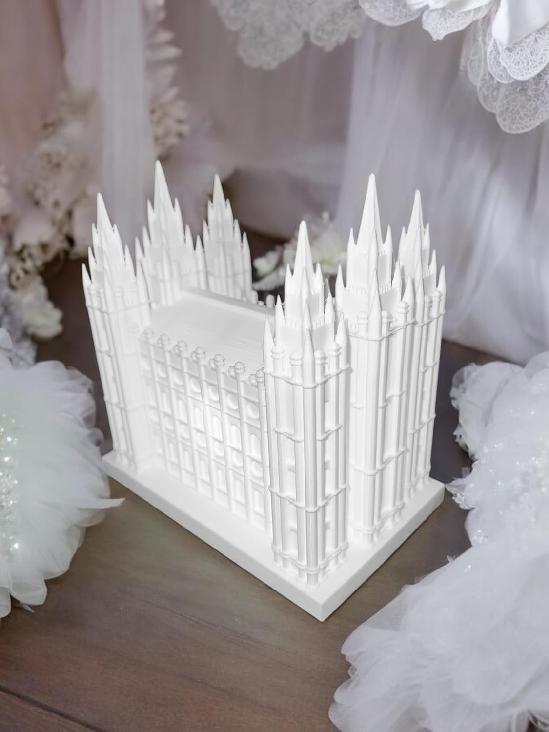 Salt Lake Utah Temple 3D printed light-up replica by Temple Glow Boutique